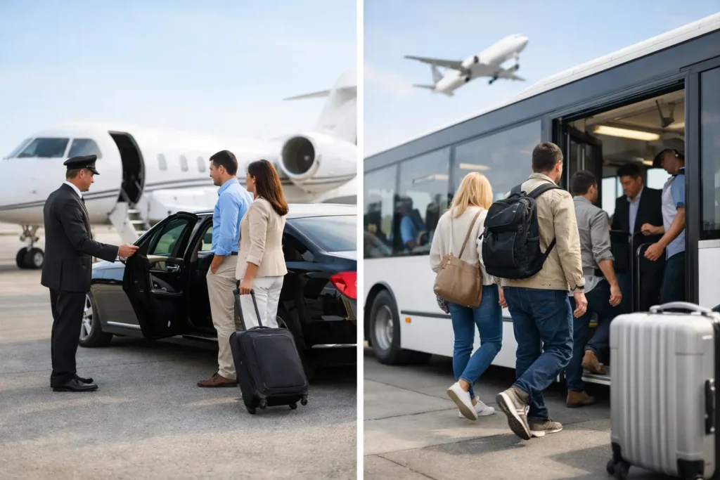 Private Airport Transfer vs Shuttle