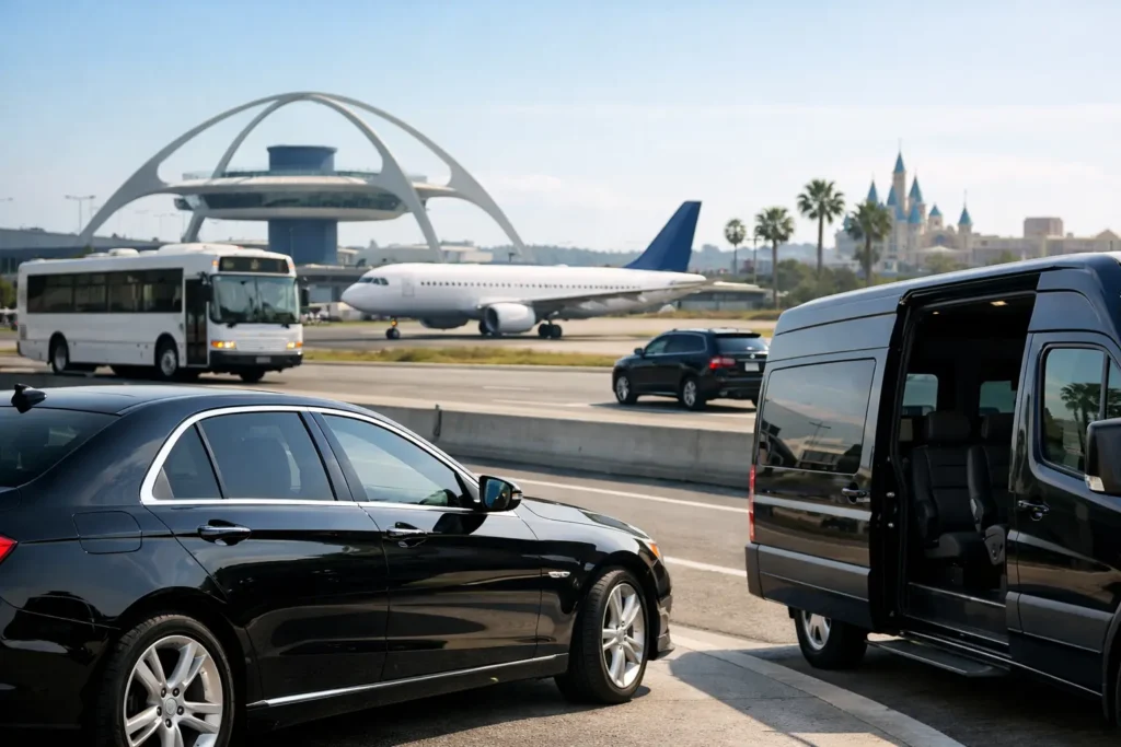 Best Transportation From LAX to Anaheim Hotels