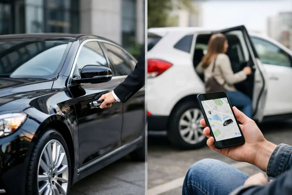 Black Car Versus Rideshare: Which Fits Best?