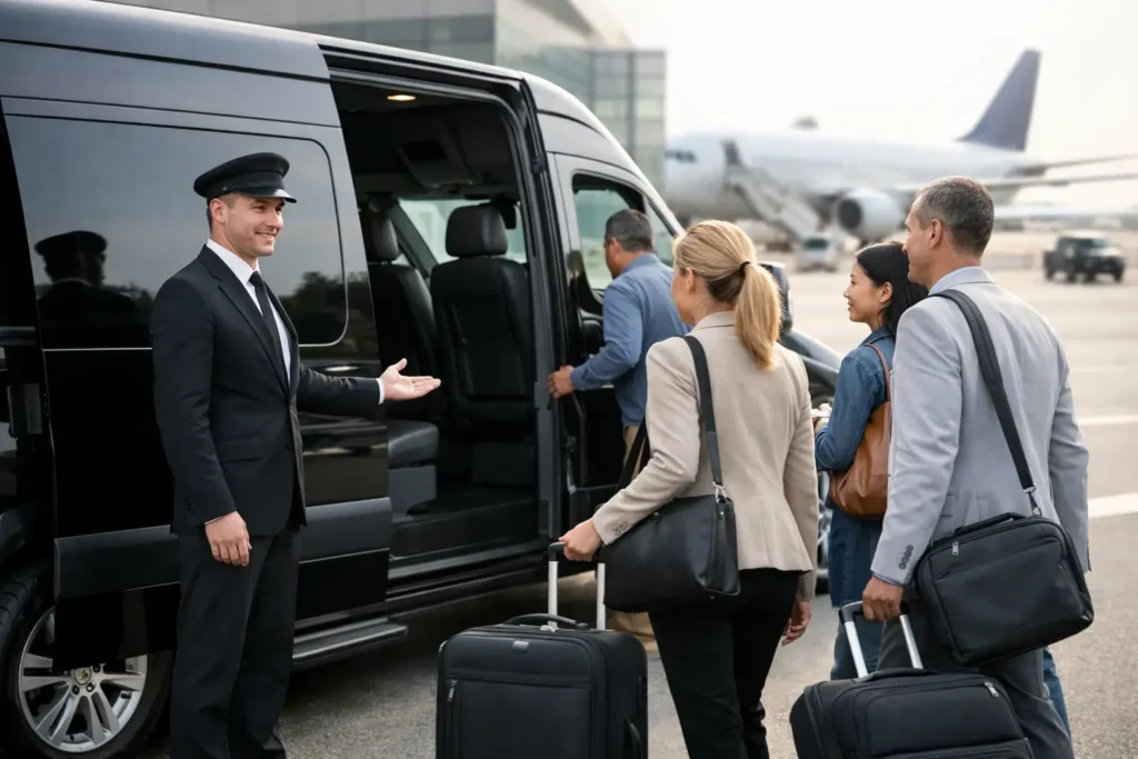 Private Shuttle for Airport Groups That Works